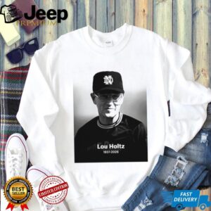 Lou Holtz 1937 2026 Notre Dame Tribute Memorial Graphic T Shirt