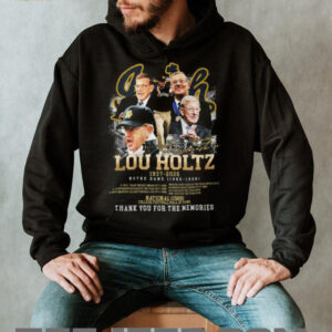 Lou Holtz Notre Dame Legend 1937 2026 Memorial Tribute T Shirt