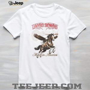Lynyrd Skynyrd Free Bird Made In America Eagle Horse T Shirt