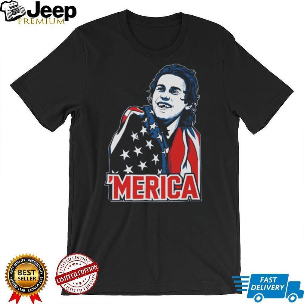 Merica American Flag Cape Graphic T shirt Patriotic Mullet Man Shirt Merica American Flag Cape Graphic T shirt Patriotic Mullet Man Shirt