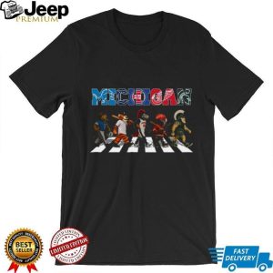 Michigan State & Pro Teams Mascots Abbey Road T Shirt Michigan State & Pro Teams Mascots Abbey Road T Shirt