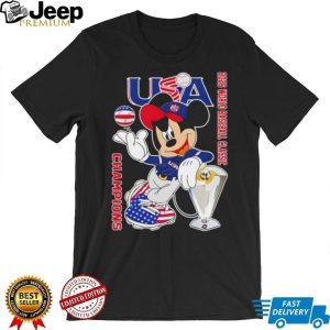 Mickey Mouse Team USA 2026 World Baseball Classic Champions T Shirt