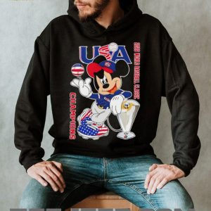 Mickey Mouse Team USA 2026 World Baseball Classic Champions T Shirt