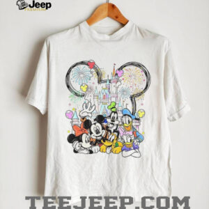 Mickey and Friends Disney Family Vacation 2026 Happiest Place T Shirt