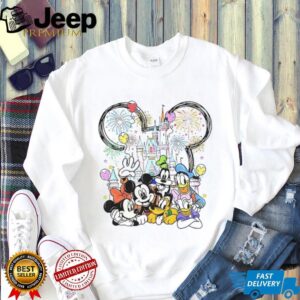 Mickey and Friends Disney Family Vacation 2026 Happiest Place T Shirt