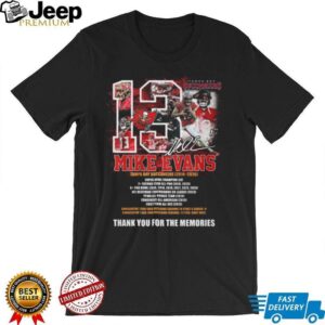 Mike Evans Tampa Bay Buccaneers Career Tribute “Thank You For The Memories” Shirt Mike Evans Tampa Bay Buccaneers Career Tribute “Thank You For The Memories” Shirt