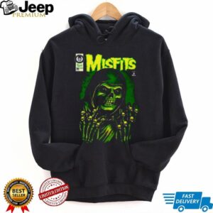 Misfits Horror Comic Green Skull Retro Punk Rock T Shirt Misfits Horror Comic Green Skull Retro Punk Rock T Shirt