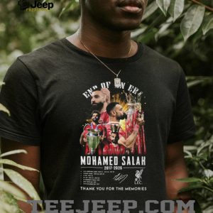 Mohamed Salah End of an Era 2017 2026 Thank You For The Memories T Shirt Mohamed Salah End of an Era 2017 2026 Thank You For The Memories T Shirt