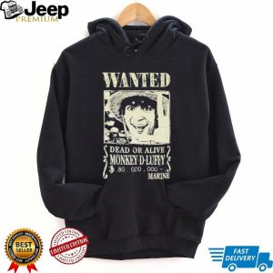 Monkey D. Luffy One Piece Wanted Poster Anime Graphic T Shirt Monkey D. Luffy One Piece Wanted Poster Anime Graphic T Shirt