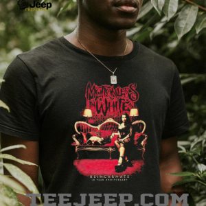 Motionless In White “Reincarnate” 10 Year Anniversary Black Graphic T shirt