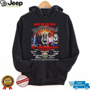 Motörhead End of an Era 51st Anniversary 1975 2026 Tribute T Shirt Motörhead End of an Era 51st Anniversary 1975 2026 Tribute T Shirt