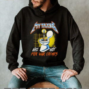 My Taxes Are Not For War Crimes Heavy Metal Style Graphic T Shirt