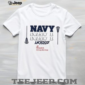 Navy Lacrosse Annapolis Area Chick fil A Sponsored Sports T Shirt
