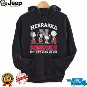 Nebraska Cornhuskers Peanuts Forever Not Just When We Win T Shirt Nebraska Cornhuskers Peanuts Forever Not Just When We Win T Shirt