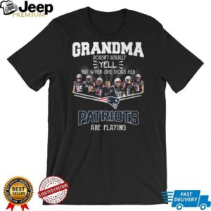 New England Patriots Grandma Doesn’t Usually Yell Football Fan Gift T Shirt New England Patriots Grandma Doesn’t Usually Yell Football Fan Gift T Shirt