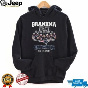 New England Patriots Grandma Doesn't Usually Yell Football Fan Gift T Shirt
