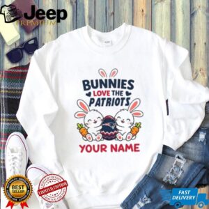 New England Patriots Personalized Easter Bunny T Shirt New England Patriots Personalized Easter Bunny T Shirt