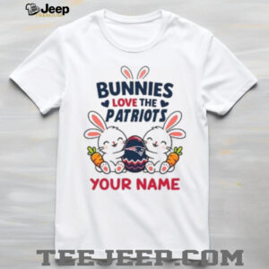 New England Patriots Personalized Easter Bunny T Shirt
