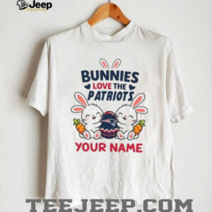 New England Patriots Personalized Easter Bunny T Shirt