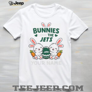 New York Jets Personalized Easter Bunny T Shirt