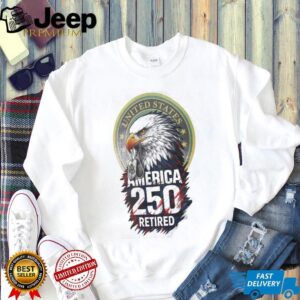 United States America 250 Retired Eagle Dog Tags Semiquincentennial T Shirt