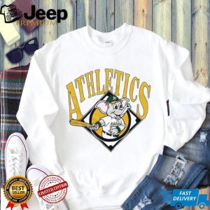 Oakland Athletics Stomper Mascot Retro Baseball T Shirt Oakland Athletics Stomper Mascot Retro Baseball T Shirt