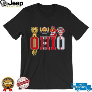 Ohio Sports Legends Mascots State Pride Black Coffee T Shirt Ohio Sports Legends Mascots State Pride Black Coffee T Shirt