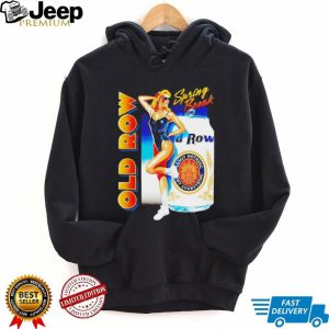 Old Row Spring Break Retro Bikini Girl Beer Can T Shirt Old Row Spring Break Retro Bikini Girl Beer Can T Shirt