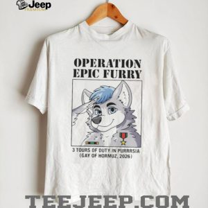 Operation Epic Furry 3 Tours of Duty Purrrsia 2026 T Shirt Operation Epic Furry 3 Tours of Duty Purrrsia 2026 T Shirt