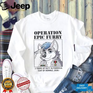 Operation Epic Furry 3 Tours of Duty Purrrsia 2026 T Shirt