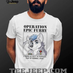 Operation Epic Furry 3 Tours of Duty Purrrsia 2026 T Shirt