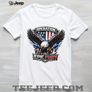 Operation Epic Fury Eagle American Flag Patriotic T Shirt