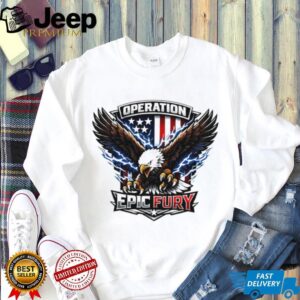 Operation Epic Fury Eagle American Flag Patriotic T Shirt