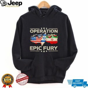 Operation Epic Fury Military Jets USA Israel Iran Flag Map T Shirt Operation Epic Fury Military Jets USA Israel Iran Flag Map T Shirt