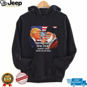 Operation Epic Fury Target Iran Political Parody T Shirt Operation Epic Fury Target Iran Political Parody T Shirt