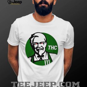 Parody Colonel Sanders Green THC Graphic T Shirt