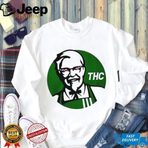 Parody Colonel Sanders Green THC Graphic T Shirt