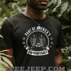 Part of America's 250 Year Legacy Military Boots Veteran Sweatshirt