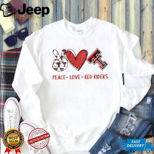 Peace Love Texas Tech Red Raiders College Spirit T Shirt Peace Love Texas Tech Red Raiders College Spirit T Shirt