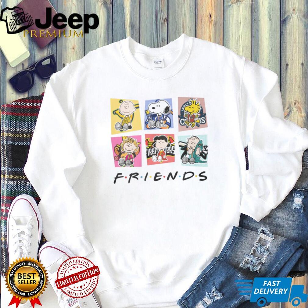 Peanuts Friends Parody T Shirt Snoopy and Charlie Brown Squad Graphic T_shirt Peanuts Friends Parody T Shirt Snoopy and Charlie Brown Squad Graphic T_shirt