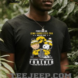 Peanuts Iowa Hawkeyes Forever Fan Yesterday Today Tomorrow Forever T Shirt Peanuts Iowa Hawkeyes Forever Fan Yesterday Today Tomorrow Forever T Shirt