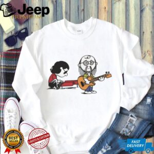 Peanuts Style Parody Musicians Cartoon Characters Playing Music T Shirt