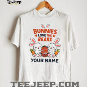 Personalized Chicago Bears Bunny Plush T Shirt