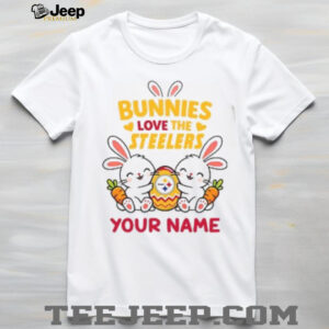 Personalized Pittsburgh Steelers Plush Bunny T Shirt