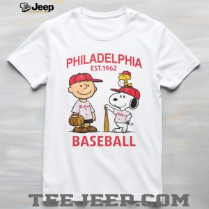Philadelphia Baseball Peanuts Charlie Brown and Snoopy T Shirt