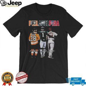 Philadelphia Sports Legends Giroux Hurts Harper Signature T Shirt