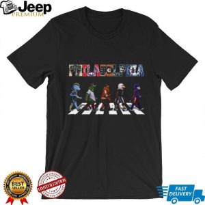 Philadelphia Sports Mascots Abbey Road Crossing Union Phillies Flyers Eagles 76ers T Shirt Philadelphia Sports Mascots Abbey Road Crossing Union Phillies Flyers Eagles 76ers T Shirt