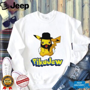 PikaJew Funny Jewish Parody Pikachu Character Graphic T Shirt