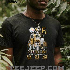 Pittsburgh City Of Champions Watt Crosby McCutchen Trophy T Shirt