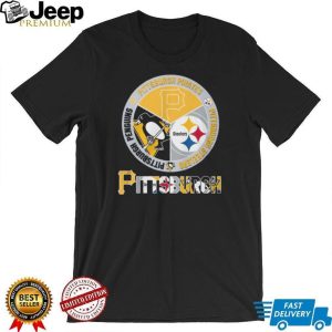 Pittsburgh City of Champions Tri Logo Circle Sports T Shirt